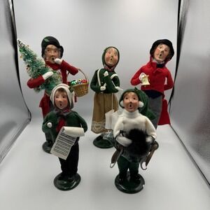 Vintage Byers Choice The Carolers Lot Of 5 1991-1996